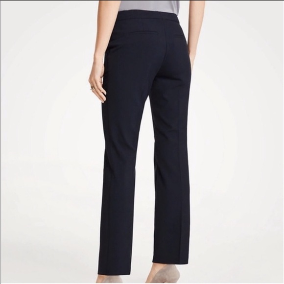 Ann Taylor Devin Fit Ankle Pants in Navy - Picture 2 of 12